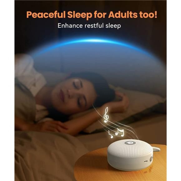 White Noise Machine - Portable Sound Machine for Baby Adult, Features Powerful - Picture 6 of 6